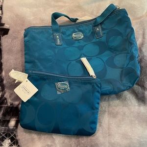2 piece coach tote